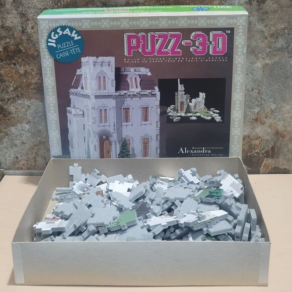 Puzz 3D Alexandria Victorian House Puzzle Jigsaw Puzzle - Picture 2 of 9